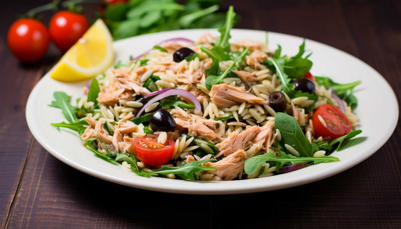 Orzo Pasta Salad with Lemon Vinaigrette - Flavor Mosaic